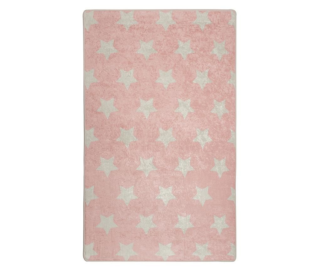 Covor Stars Pink 140×190 cm – Chilai, Roz Chilai